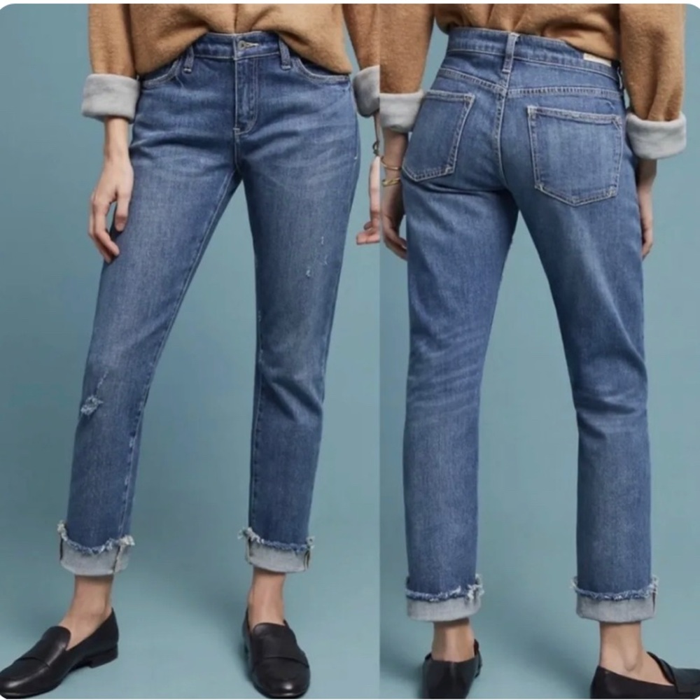 ANTHROPOLGIE PILCRO DLIM BOYFRIEND JEANS SIZE 27